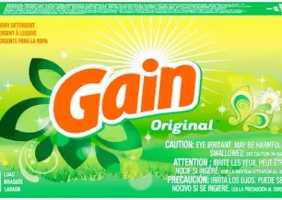 Gain: Single-load box of Gain laundry detergent