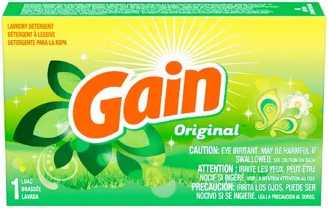 Gain stock photo of Tide box