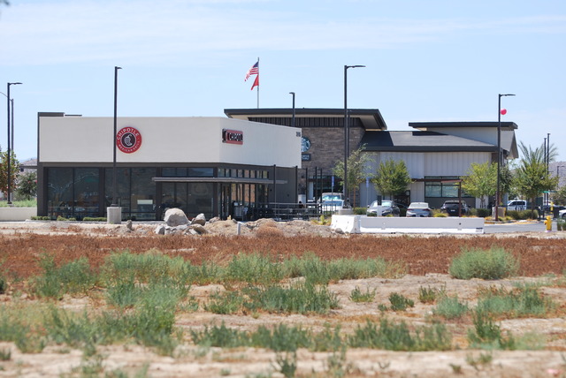 Chipotle and shopping center on Domenigoni Parkway in Winchester, CA, about 9.1 miles from The Laundry Basket laundromat
